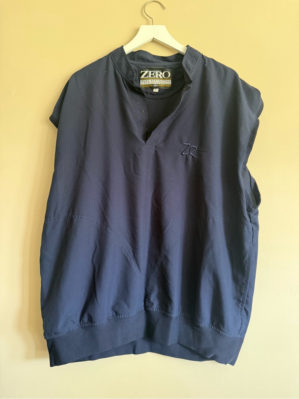 Zero Restriction Golf Performance Vest Blue Large